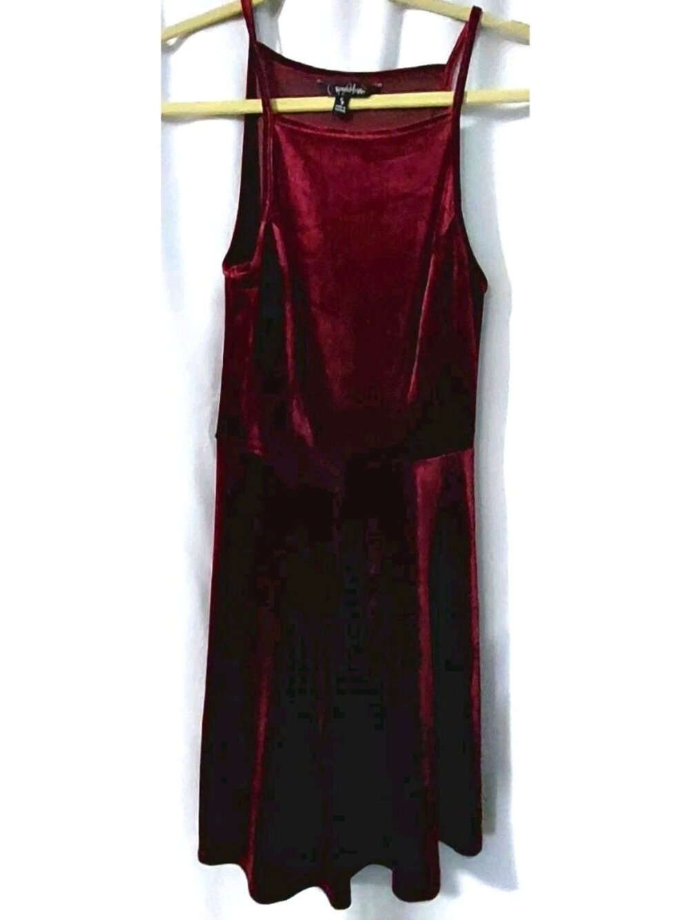 Speechless Dress Velvet Sleeveless Size Small Red Wine Burgundy Whimsigoth Vamp